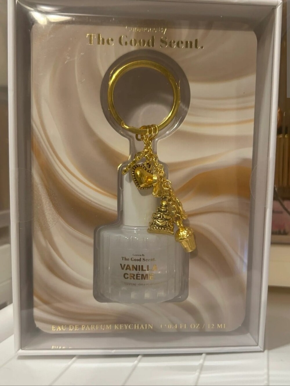 Curations by The Good Scent Vanilla Crème Rollerball Eau de Parfum Keychain